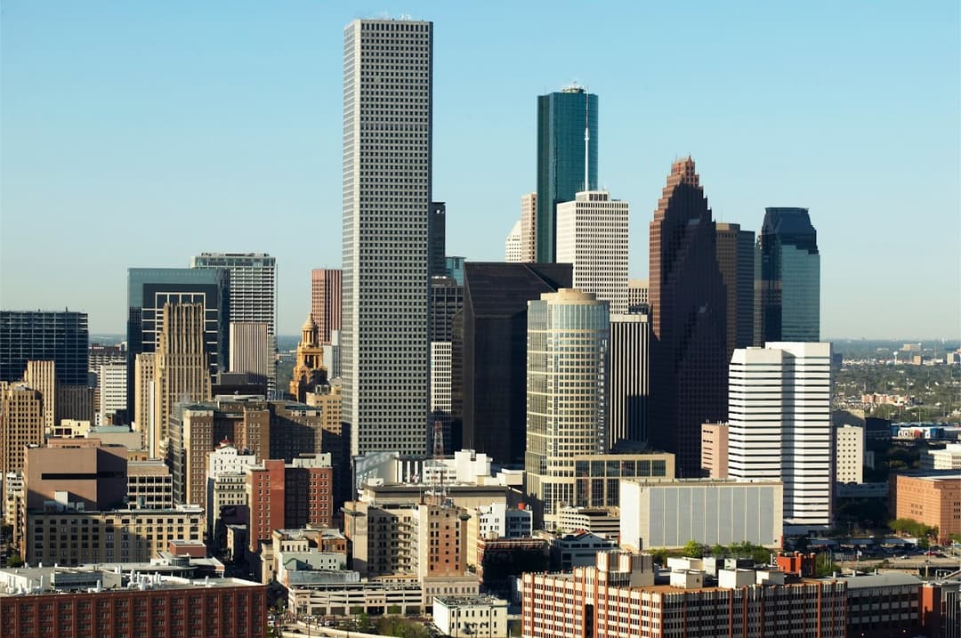 City skyline of Houston