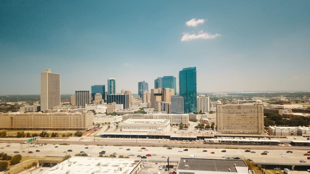 City skyline of Fort Worth